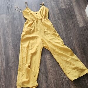 Flying Tomato Yellow Sleeveless Jumpsuit